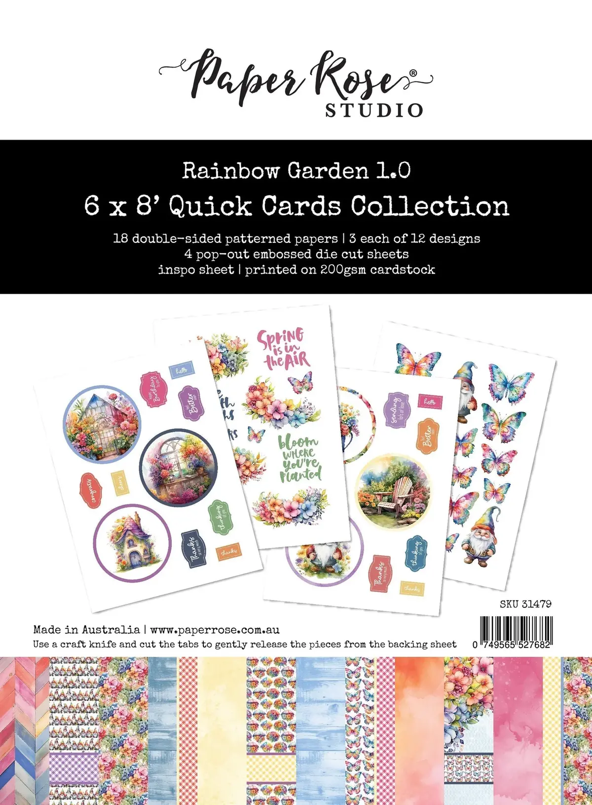 Rainbow Garden 1.0 6X8" Quick Cards Collection 31479 1