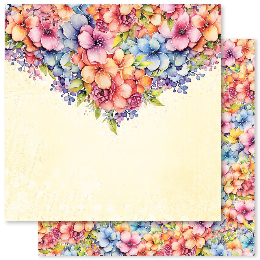 Rainbow Garden B 12X12 Paper (12Pc Bulk Pack) 31488 1
