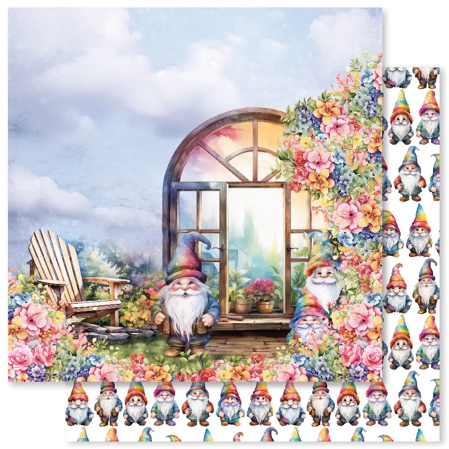 Rainbow Garden C 12X12 Paper (12Pc Bulk Pack) 31491 1