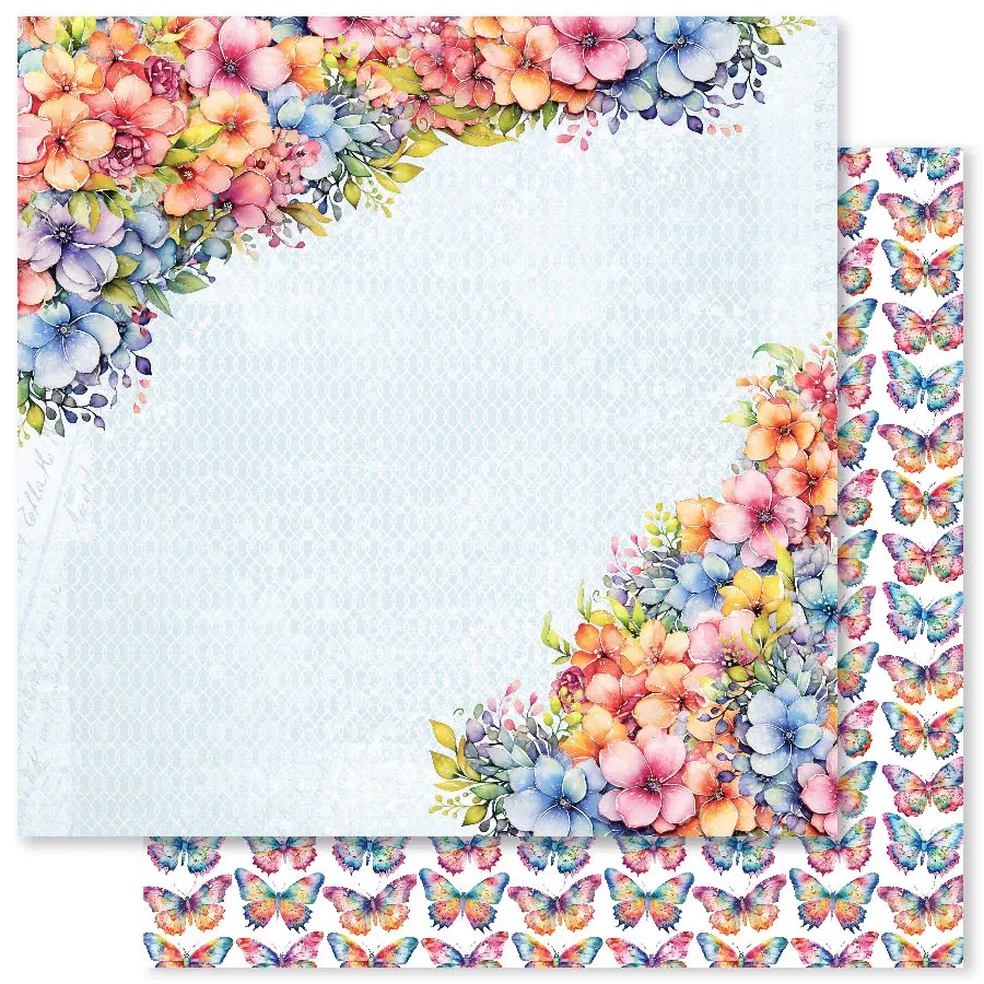 Rainbow Garden E 12X12 Paper (12Pc Bulk Pack) 31497 1