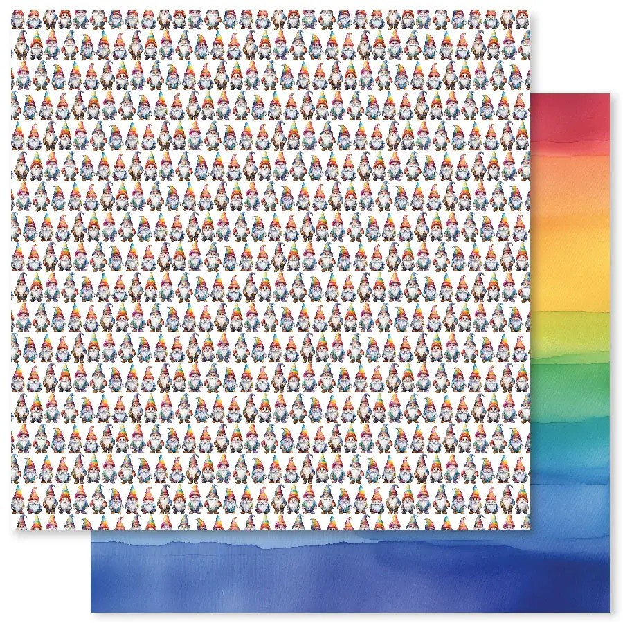 Rainbow Garden Basics E 12X12 Paper (12Pc Bulk Pack) 31524 1
