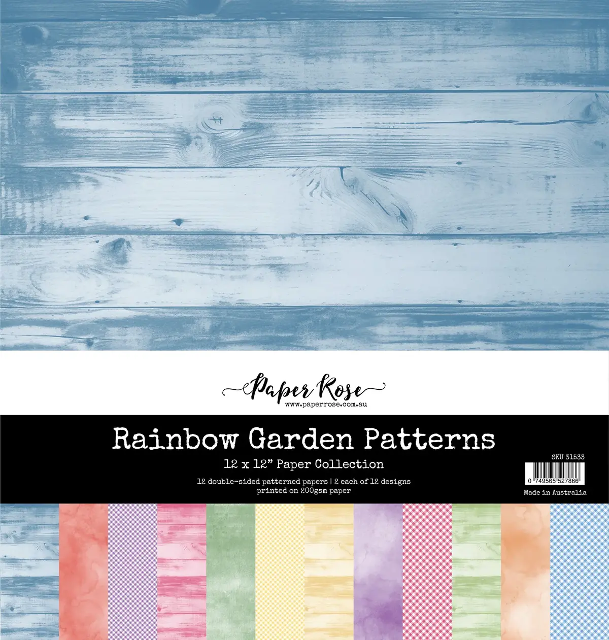 Rainbow Garden Patterns 12X12 Paper Collection 31533 1