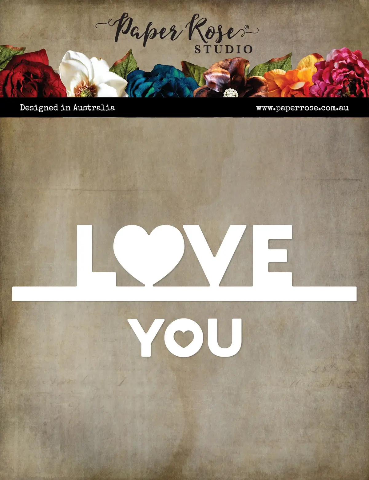 Love You Border Metal Cutting Die 31578 1
