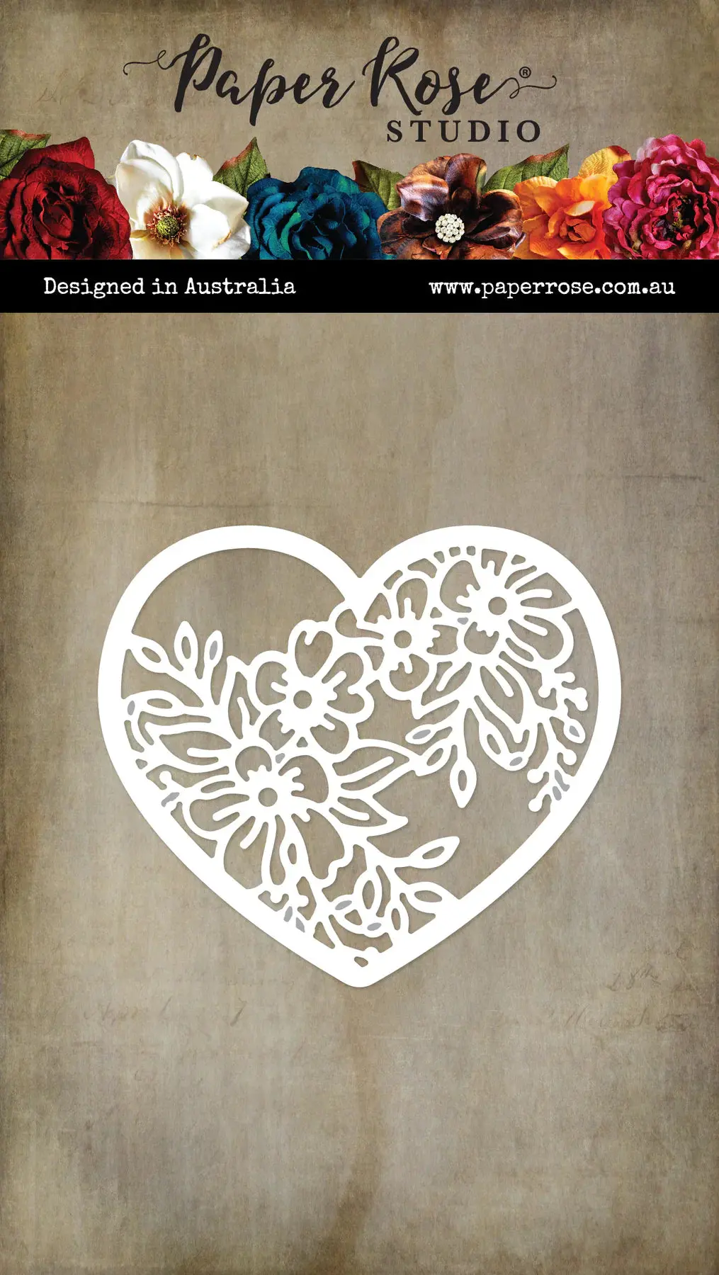 Wedding Blooms Heart Metal Die 1