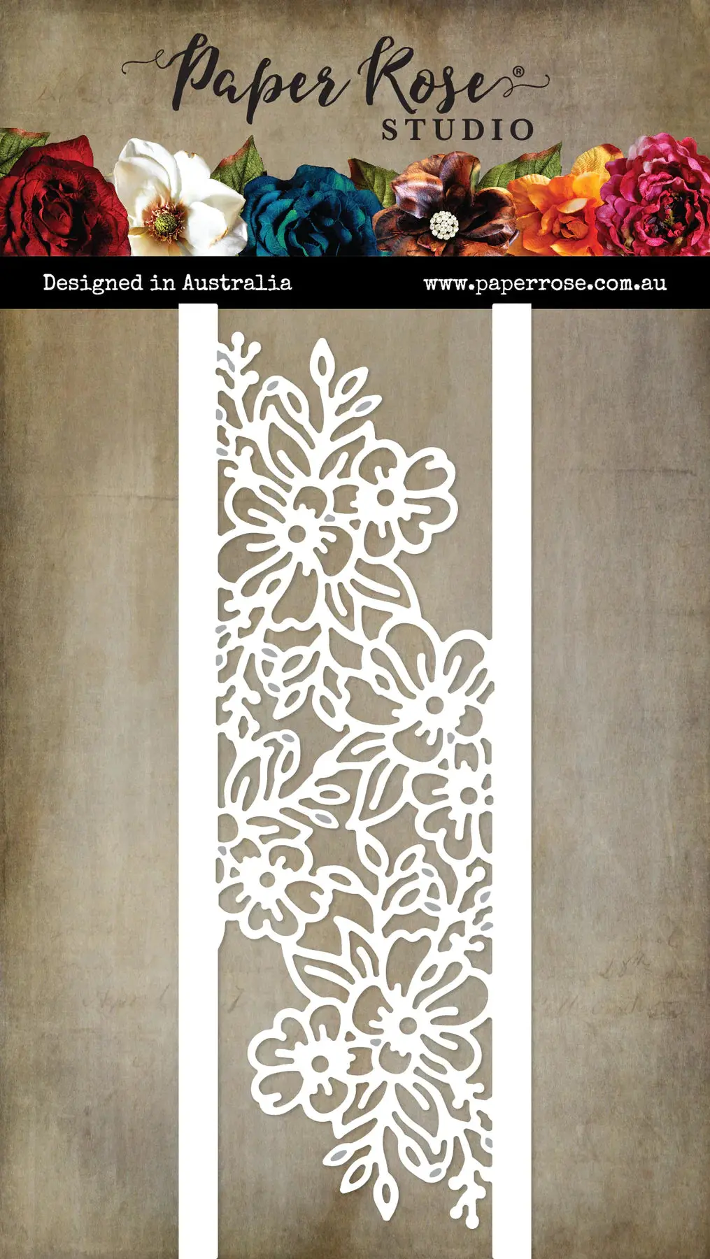 Wedding Blooms Border Metal Die 1
