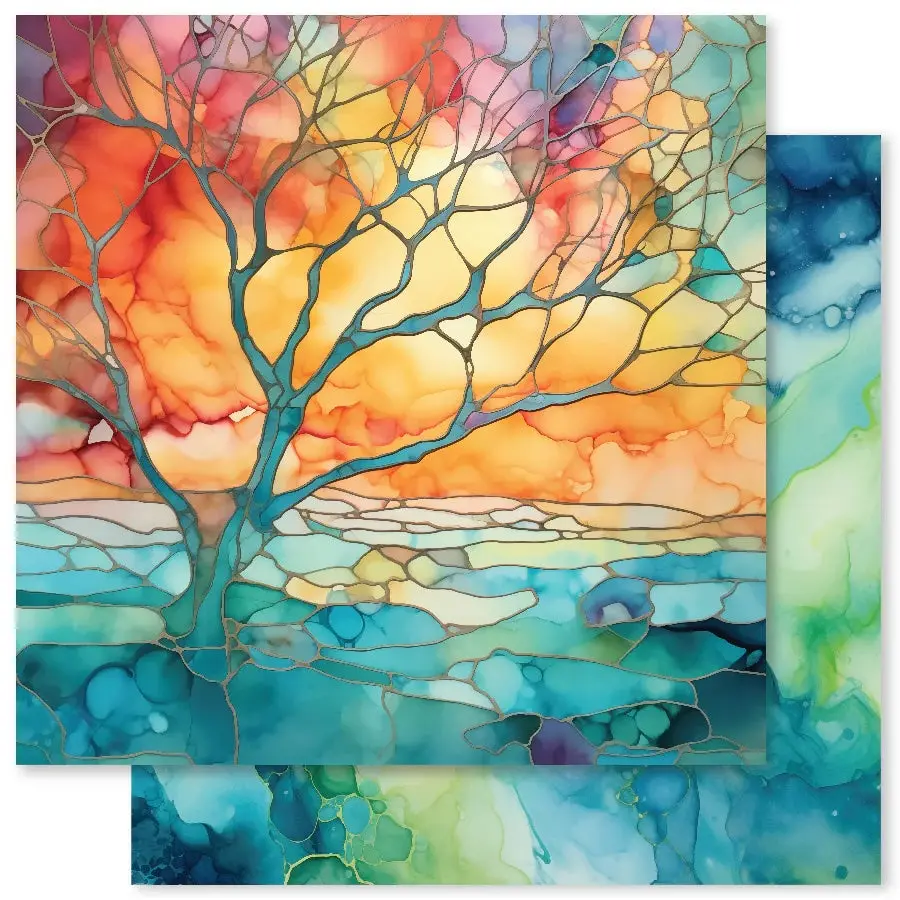 Inky Colour A 12X12 Paper (12Pc Bulk Pack) 31878 1