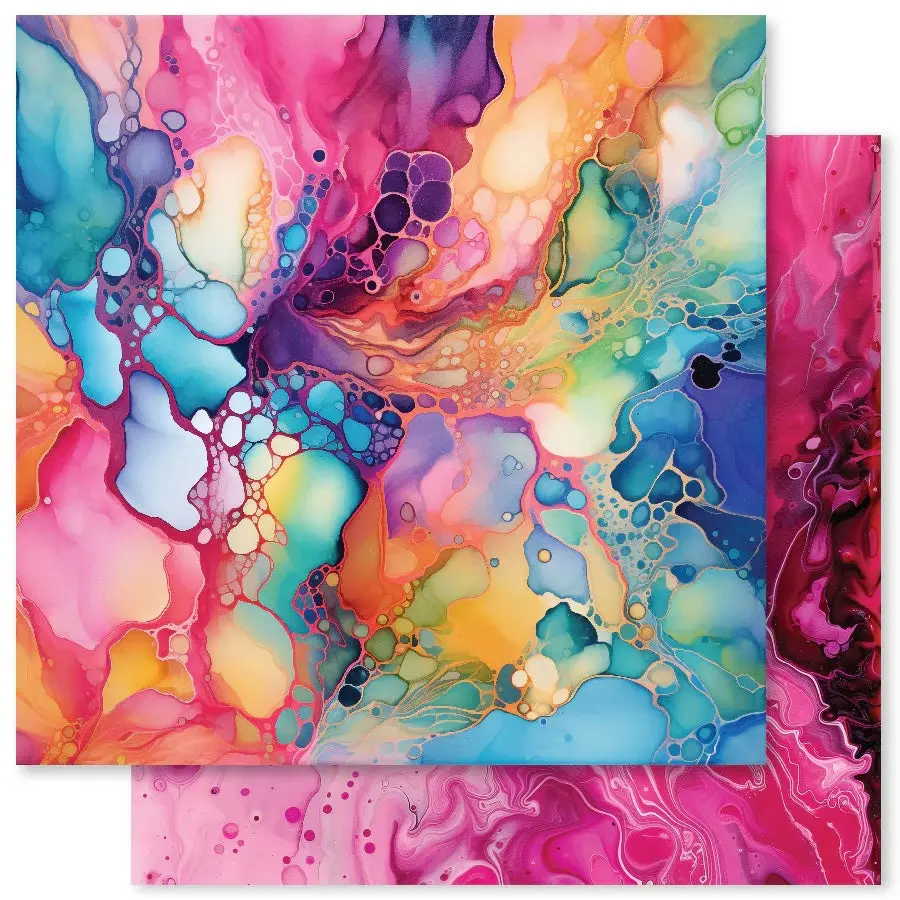 Inky Colour C 12X12 Paper (12Pc Bulk Pack) 31884 1