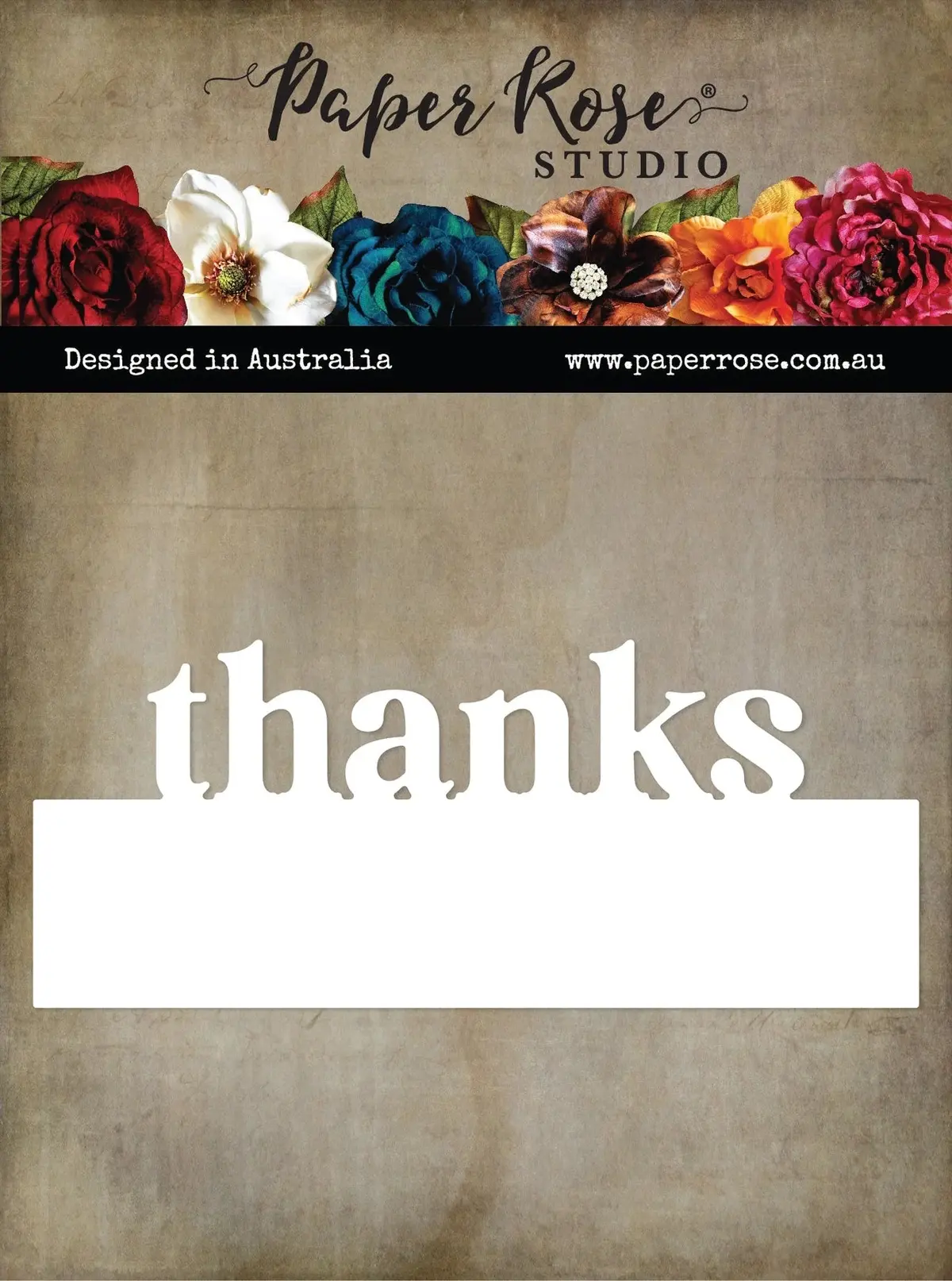 Thanks Border Word Metal Die 31950 1