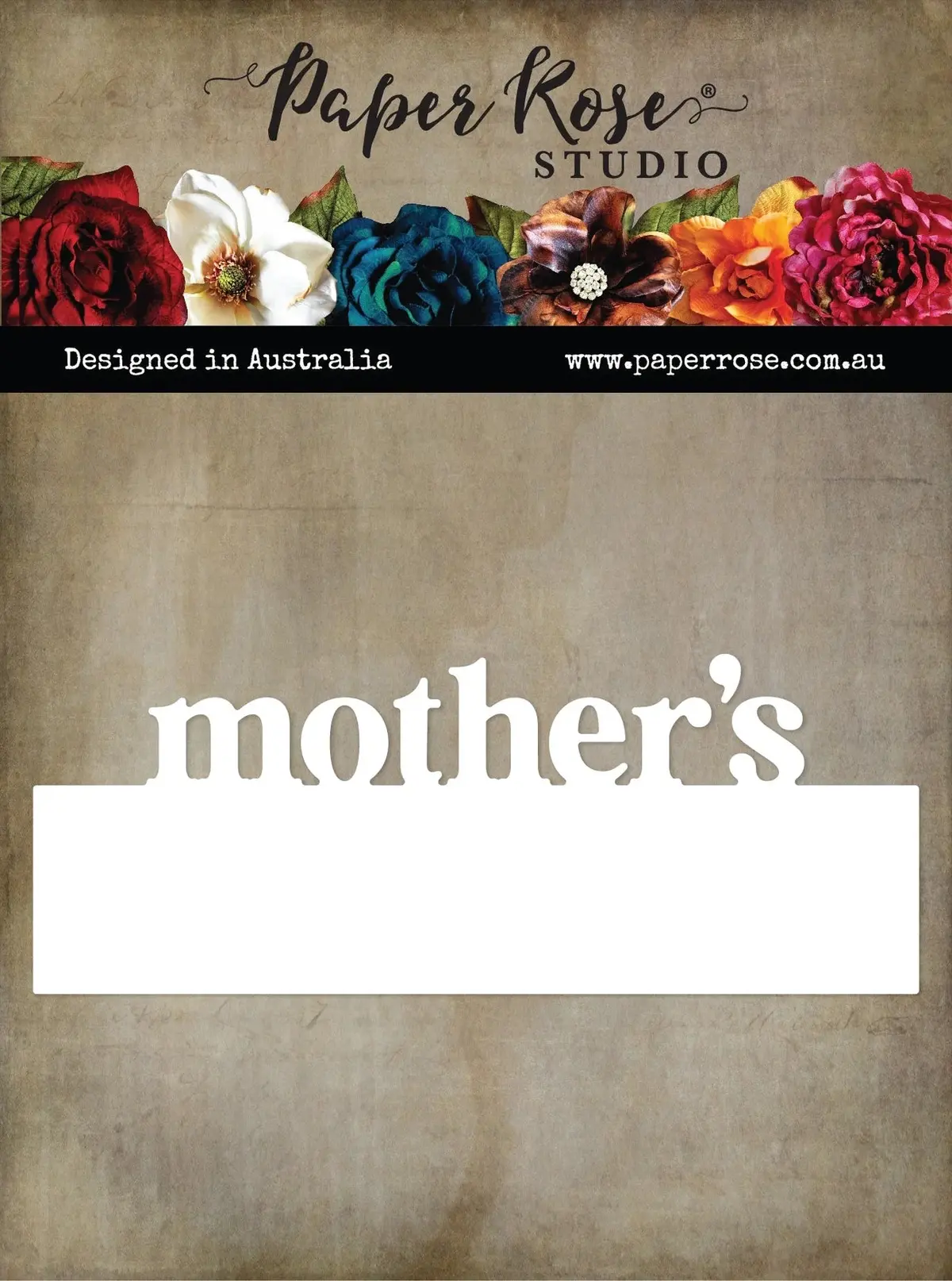 Mother's Border Word Metal Die 31956 1
