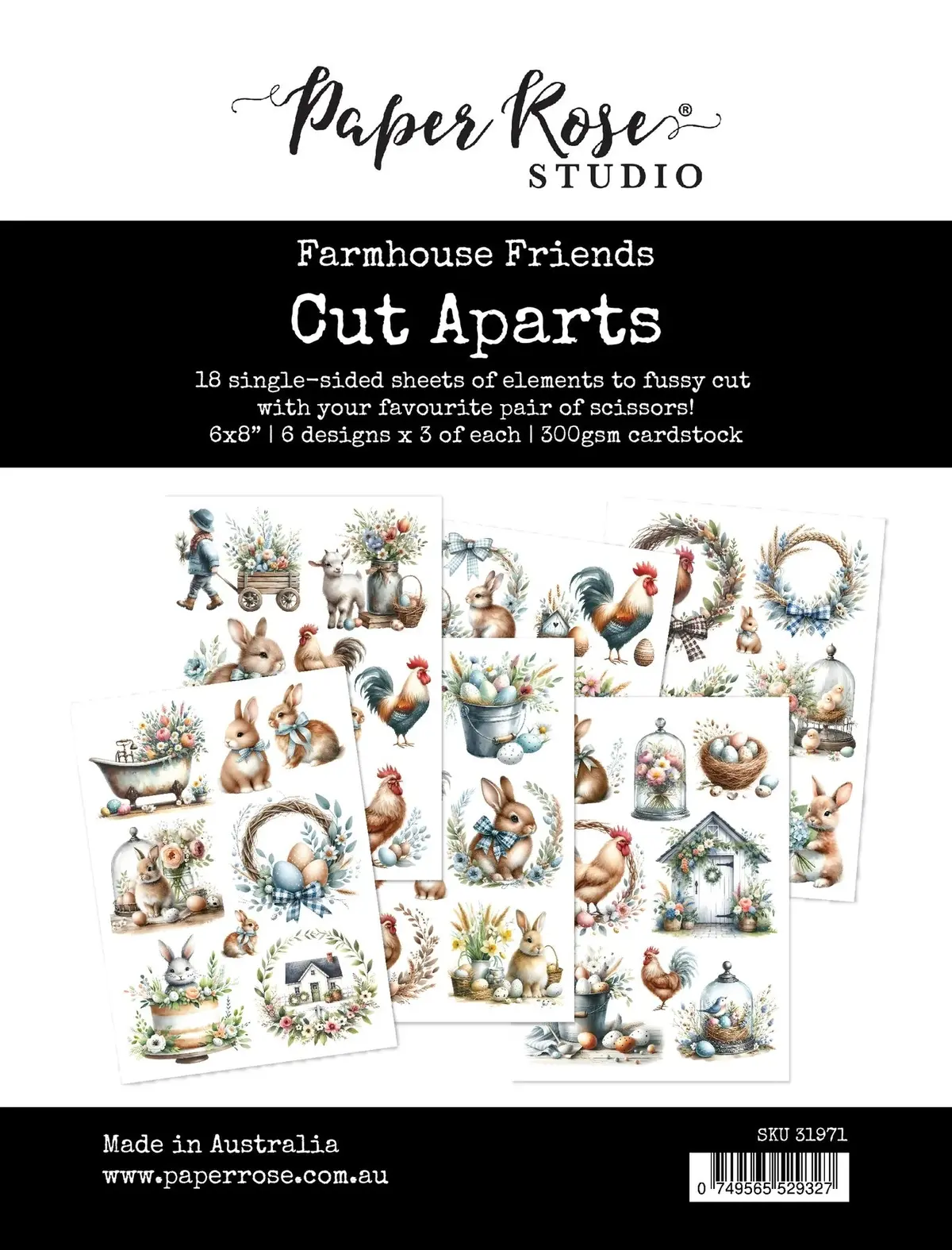 Farmhouse Friends Cut Aparts Paper Pack 31971 1