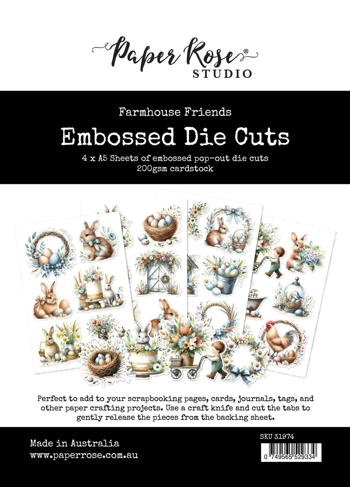 Farmhouse Friends Embossed Die Cuts 31974 1