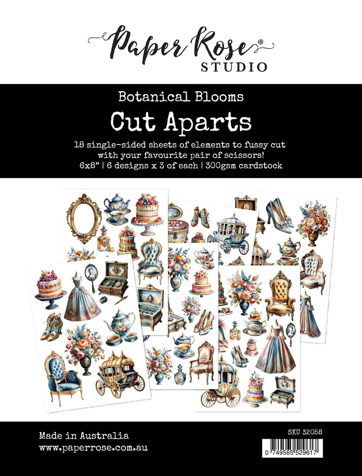 Botanical Blooms Cut Aparts Paper Pack 32058 1