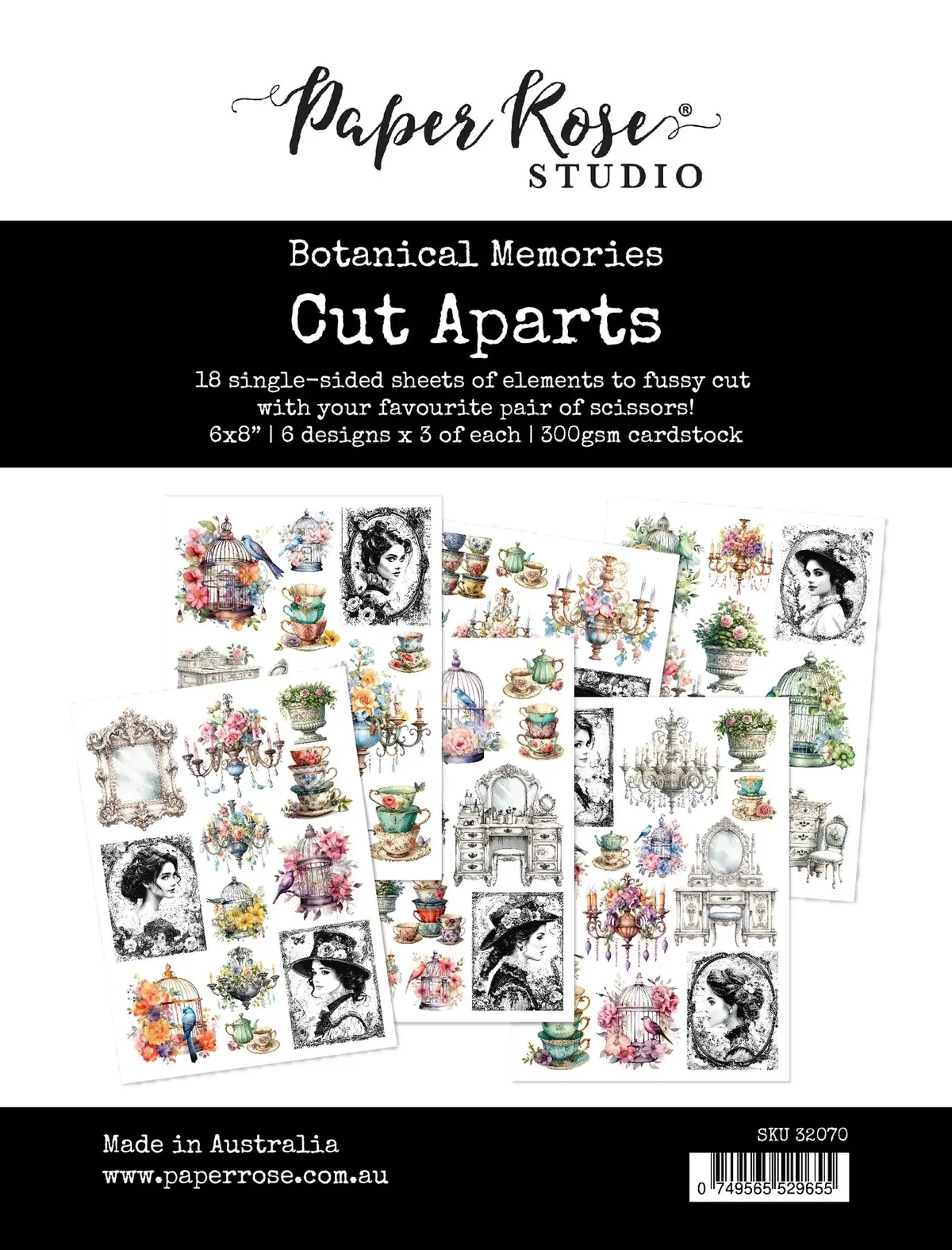 Botanical Memories Cut Aparts Paper Pack 32070 1