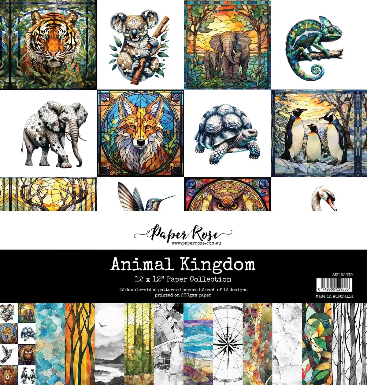 Animal Kingdom 12X12 Paper Collection 32079 1
