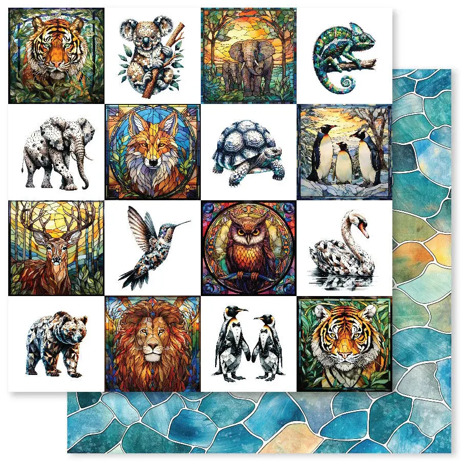 Animal Kingdom A 12X12 Paper (12Pc Bulk Pack) 32082 1