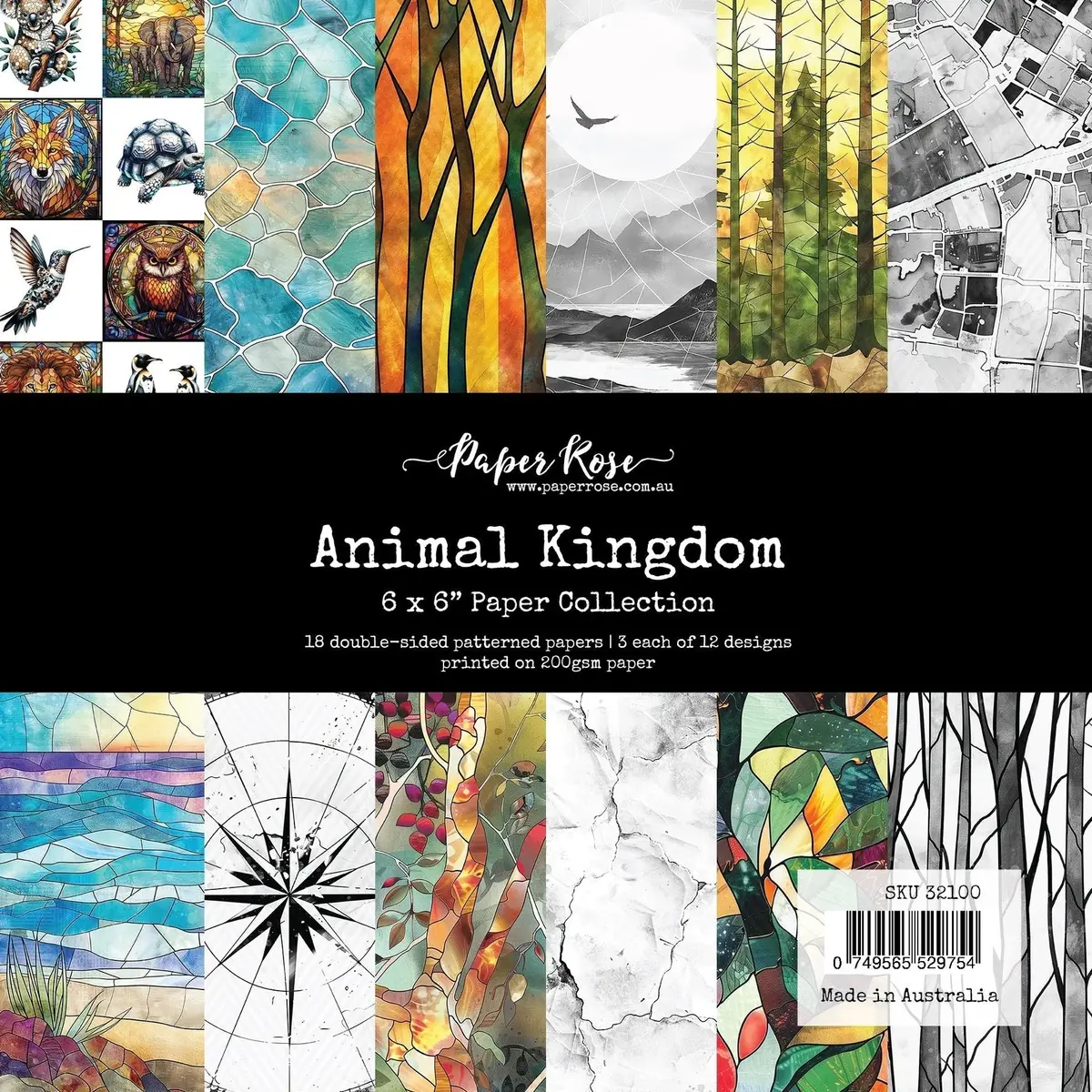 Animal Kingdom 6X6 Paper Collection 32100 1