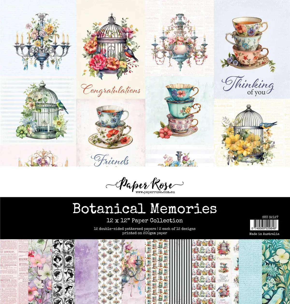 Botanical Memories 12X12 Paper Collection 32127 1