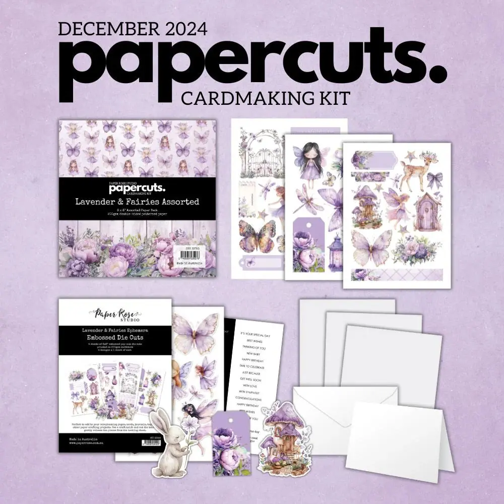 Lavender & Fairies Papercuts Kit 33723 1