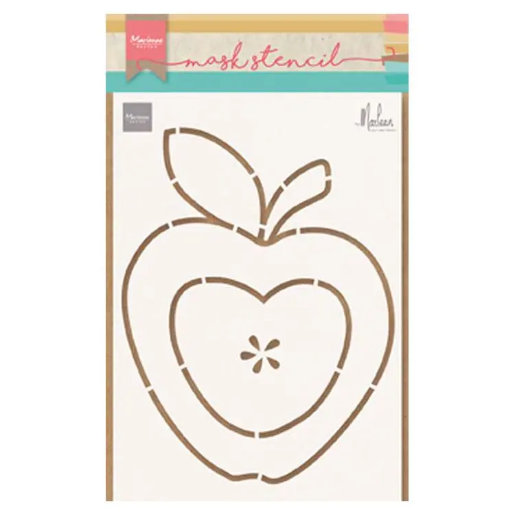 Marianne Design Craft Stencil: Apple By Marleen 1