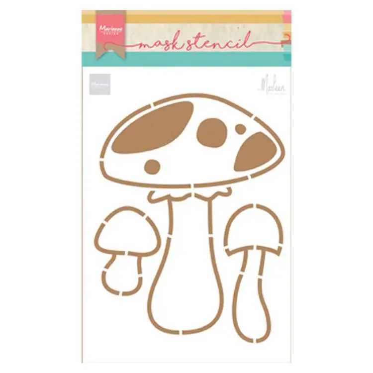 Marianne Design Craft Stencil: Mushrooms By Marleen 1