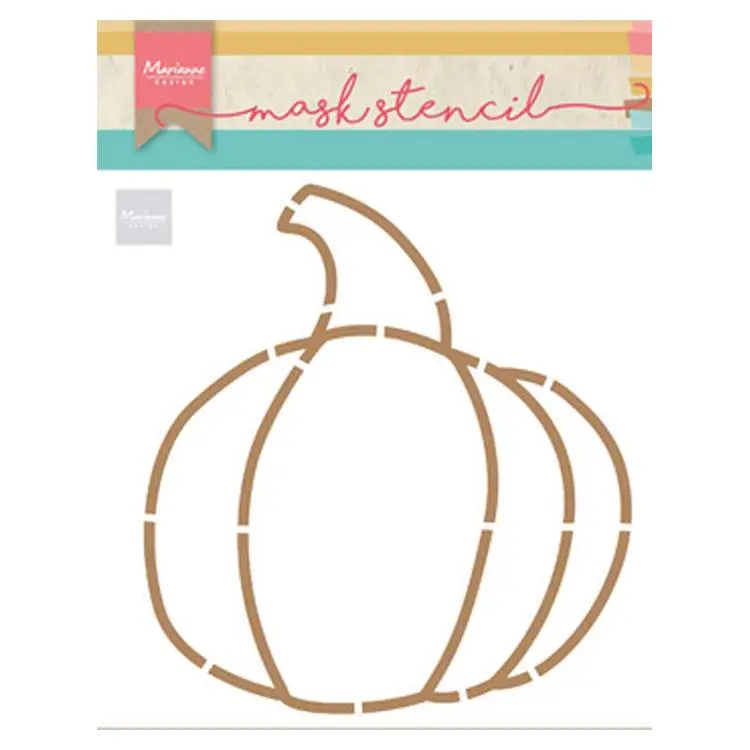 Marianne Design Craft Stencil: Pumpkin By Marleen 1