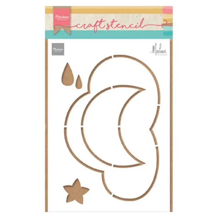 Marianne Design Craft Stencil: Cloud By Marleen 1