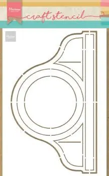 Craft Stencil Clock 1