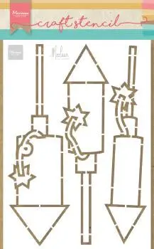 Craft Stencil Fireworks By Marleen 1