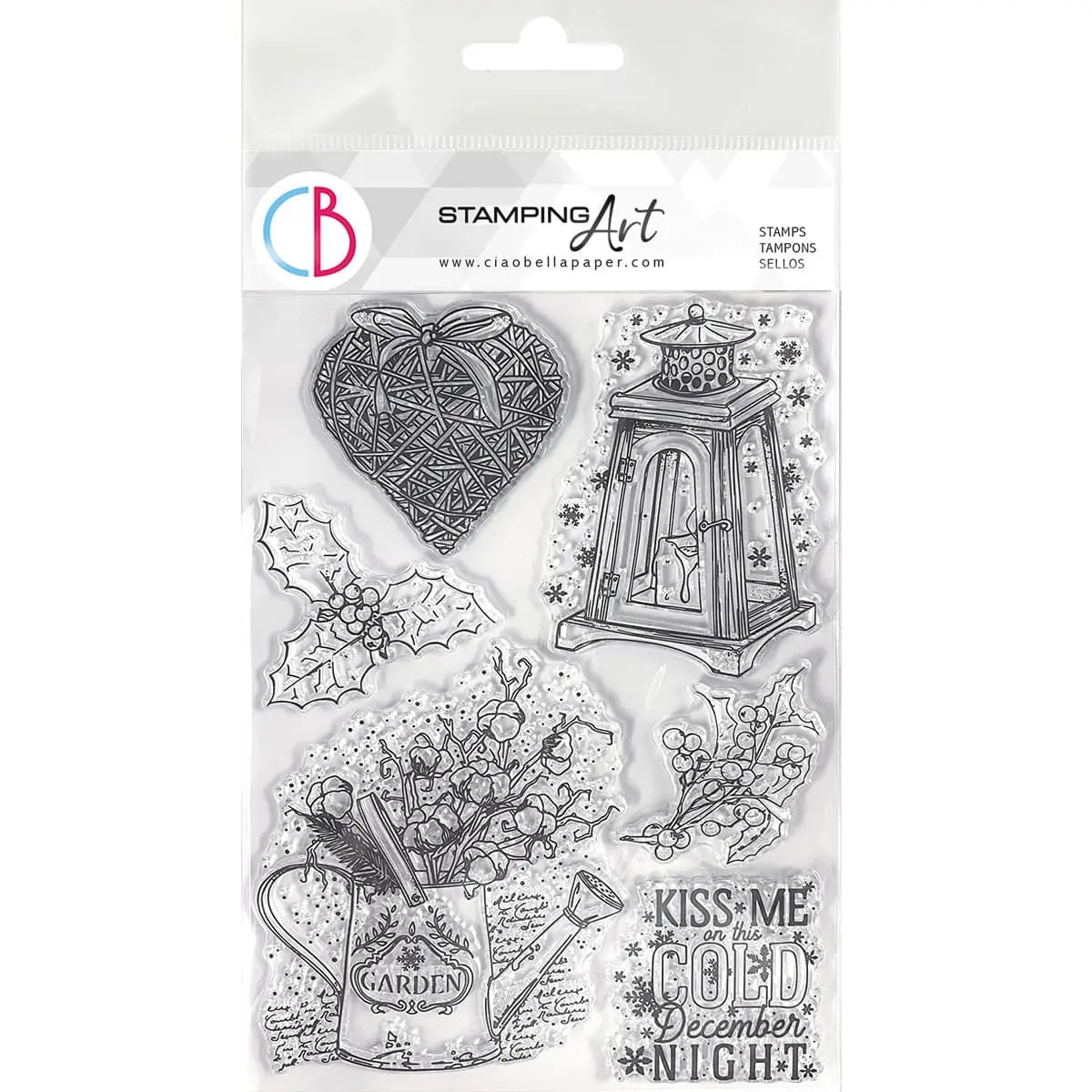 Ciao Bella Clear Stamp Set 6X8 December Night 1