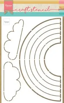 Craft Stencil Rainbow 1