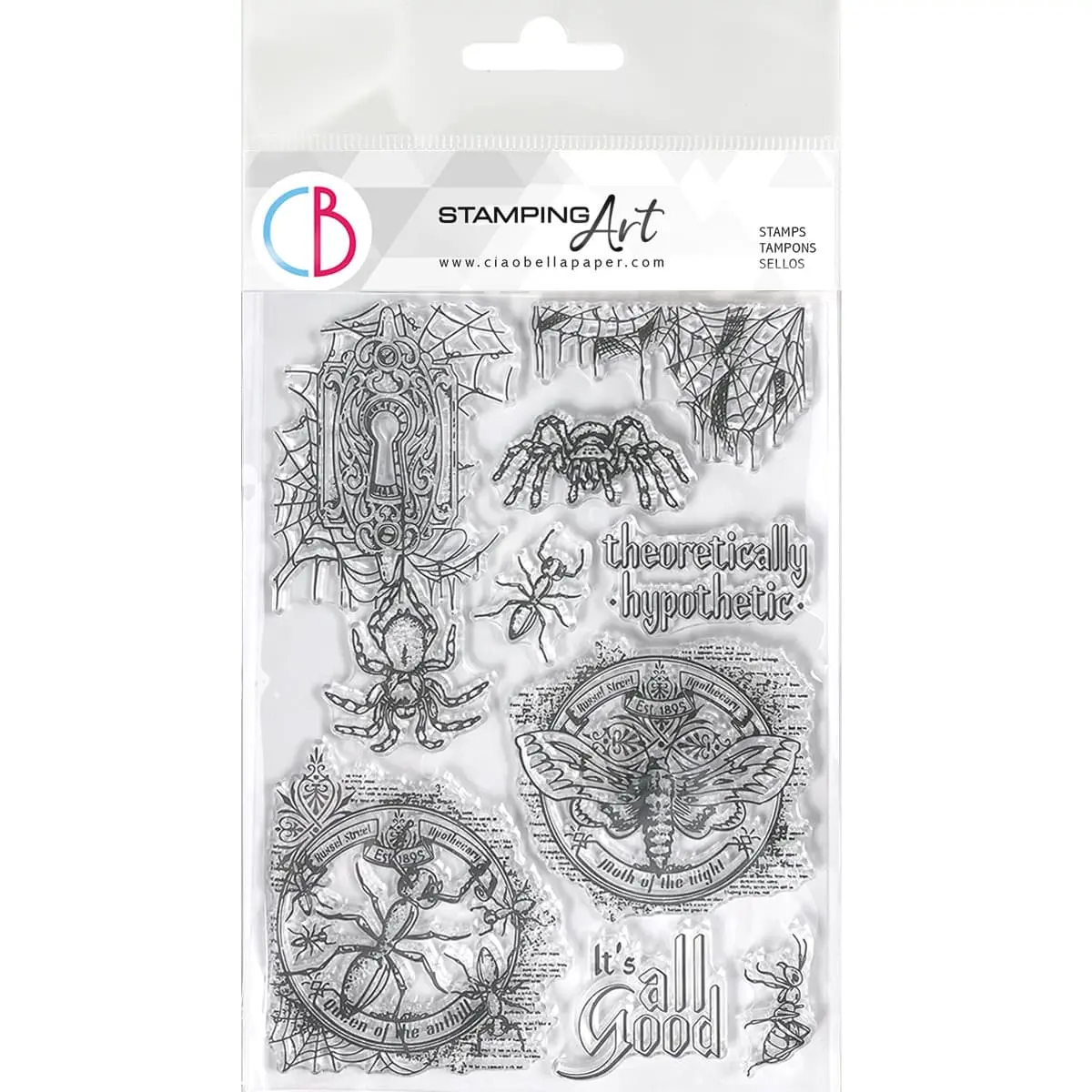 Ciao Bella Clear Stamp Set 6X8 It's All Good 1