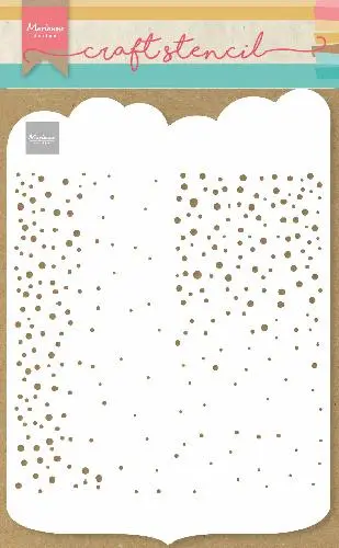 Craft Stencil Slimline Dots - A4 1
