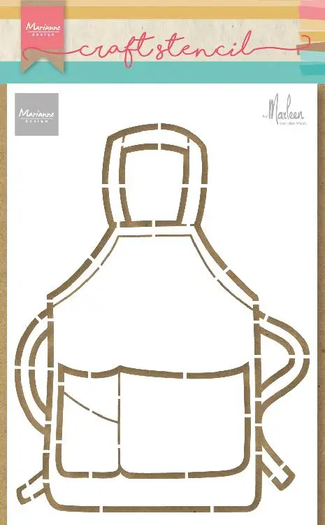 Apron By Marleen Mask Stencil 1