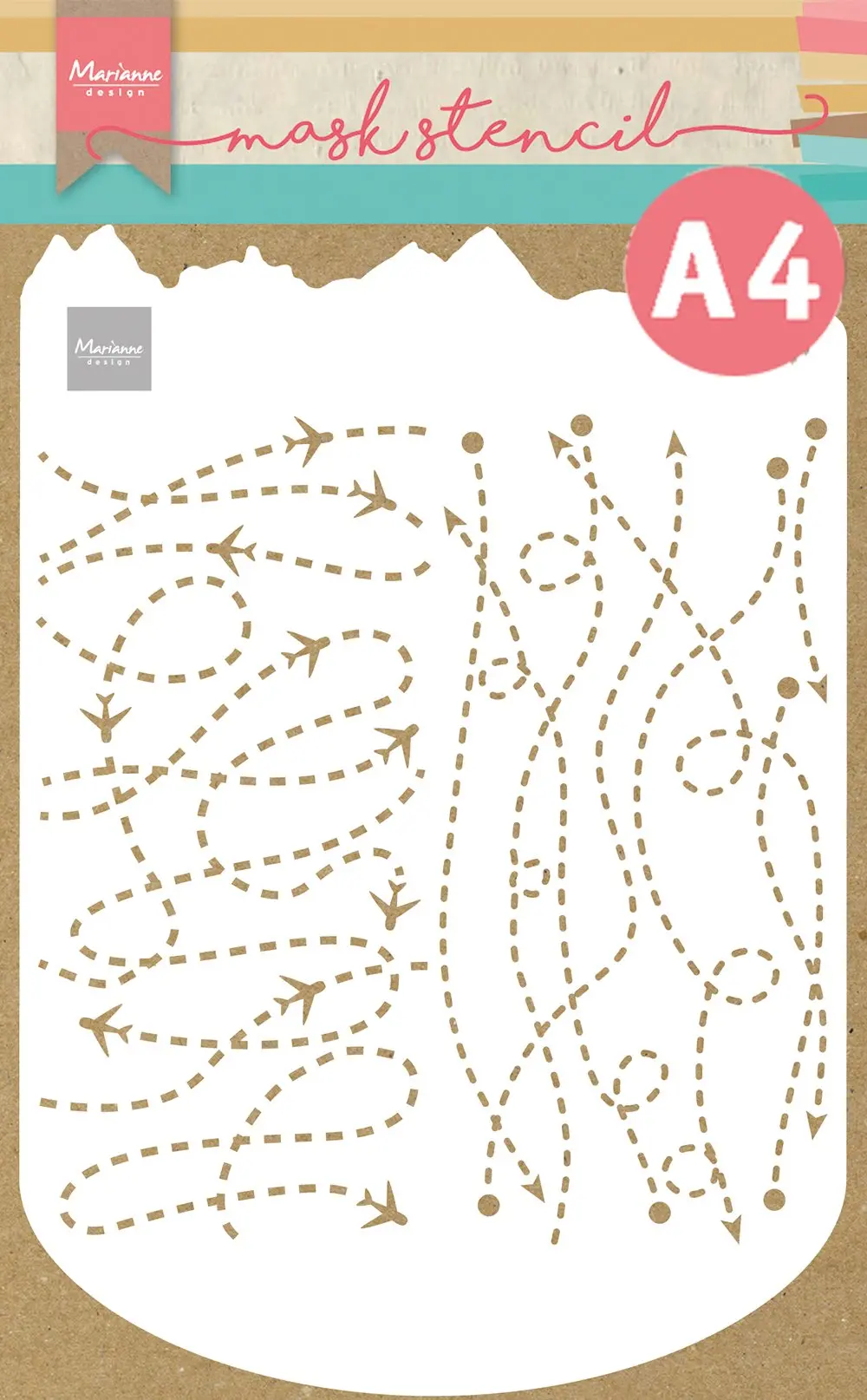 Marianne Design Mask Stencil - A4 - Slimline Travel 1