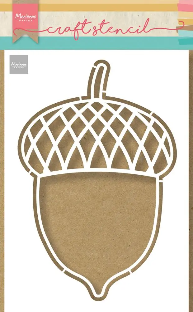 Marianne Design Craft Stencil - Acorn 1