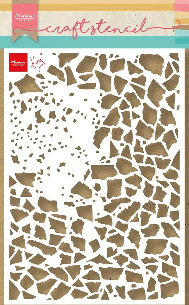 Marianne Design Mask Stencil - Tiny's Shattered Glass 1