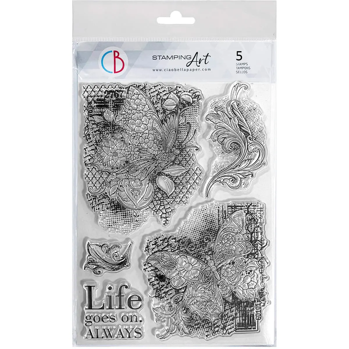 Clear Stamp Set 6"X8" Dreamweaver 1