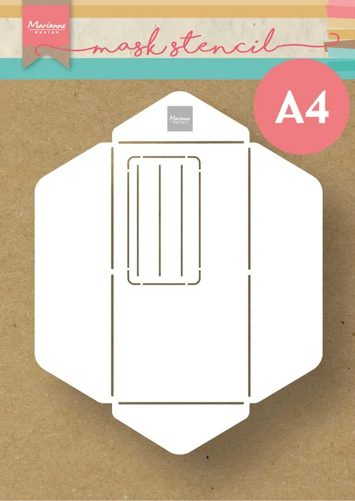 Marianne Design Craft Stencil - Mini-Slimline Envelope 1