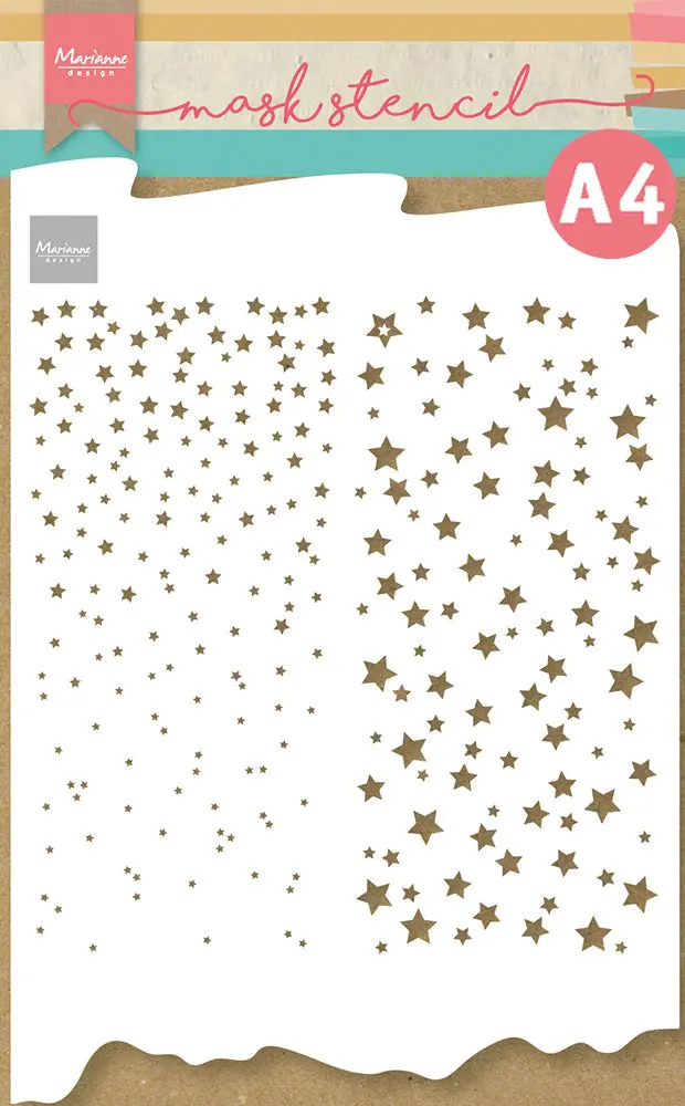 Marianne Design Mask Stencil - A4 - Slimline Starry Night 1