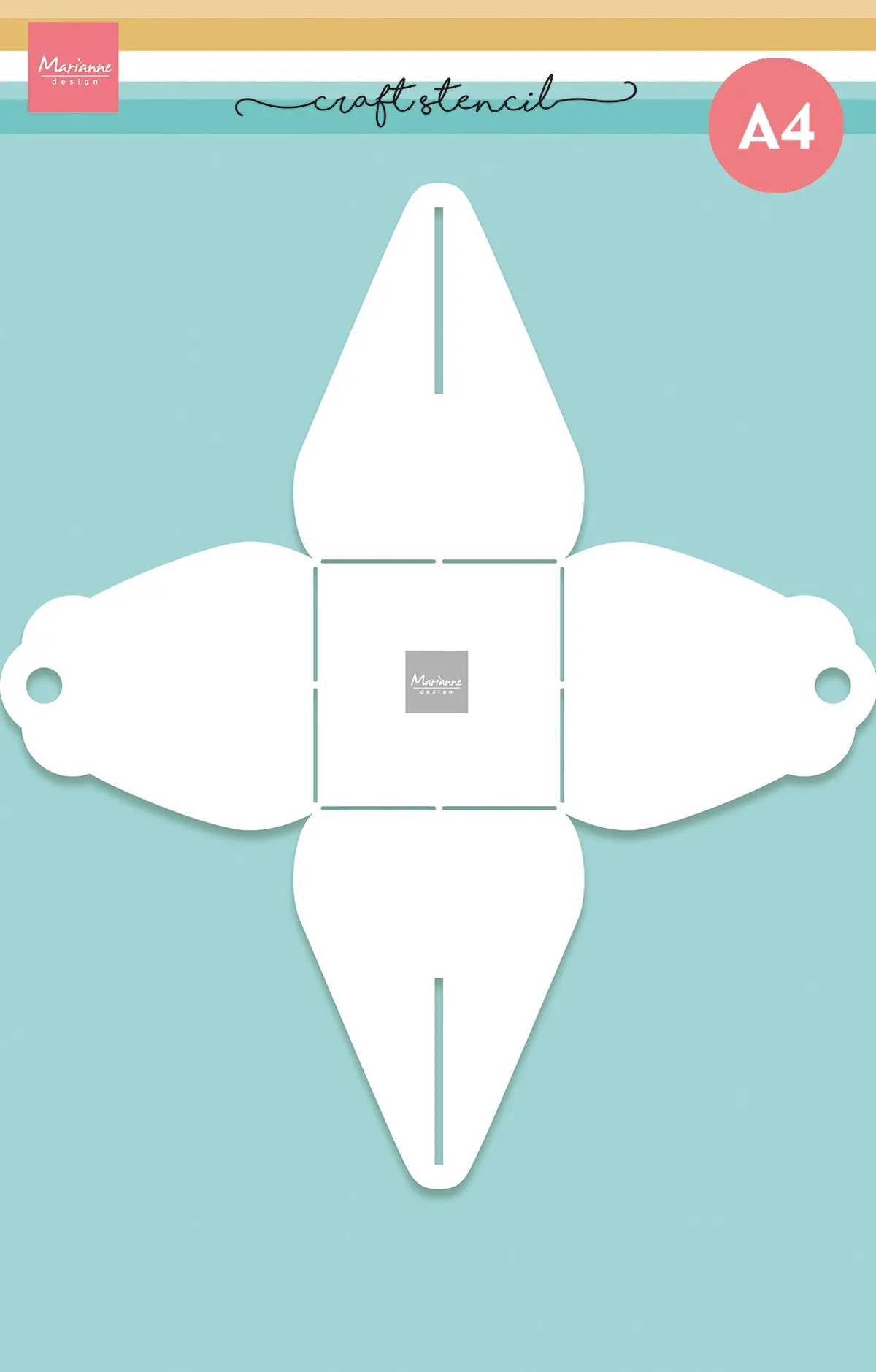 Marianne Design Craft Stencil - Bonbon Box 1
