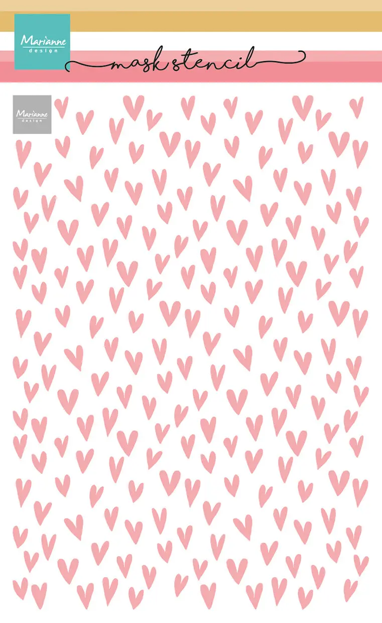 Marianne Design Mask Stencil - Hearts 1