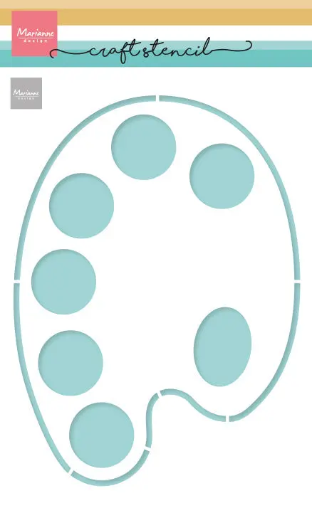 Marianne Design Craft Stencil - Palette 1