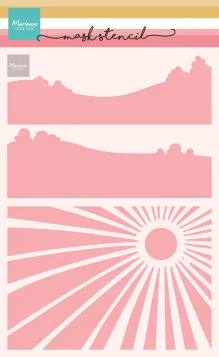 Marianne Design Mask Stencil - Picnic Scenery 1