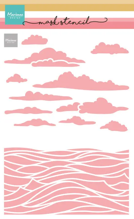 Marianne Design Mask Stencil - Sea Scenery 1