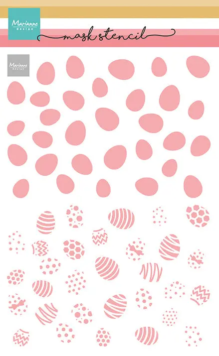 Marianne Design Mask Stencil - 2 Layer Easter Eggs 1
