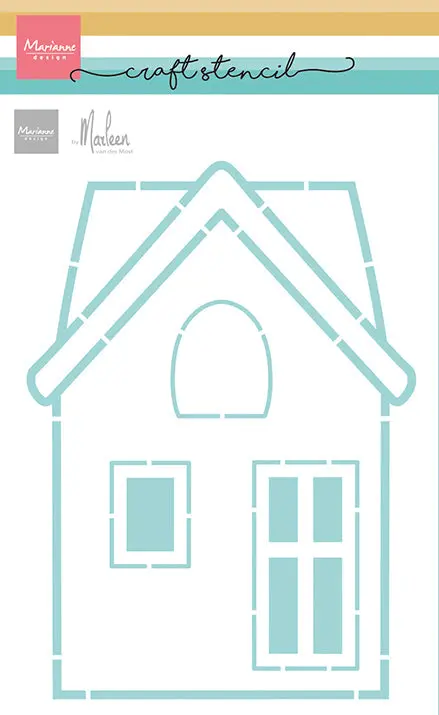 Marianne Design Craft Stencil - House By Marleen 1