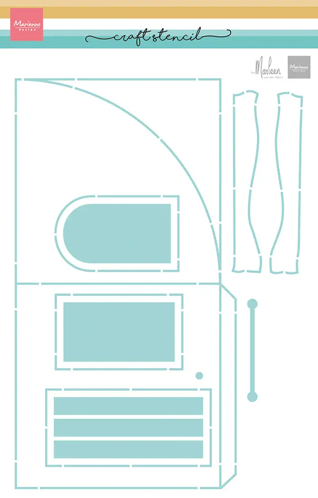 Marianne Design Craft Stencil - A4 - Create A Room By Marleen 1
