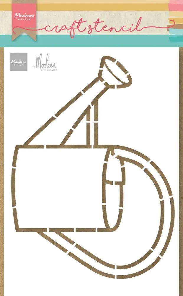 Marianne Design Craft Stencil - Watering Can By Marleen 1