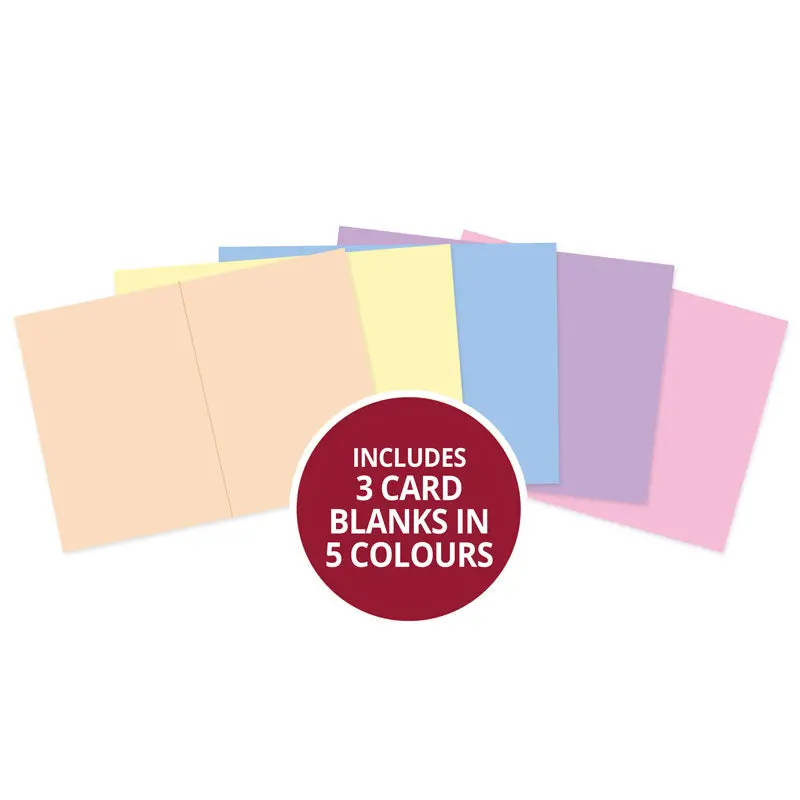 Adorable Scorable Pre-Scored Card Blanks - A5 Pastels Selection 1