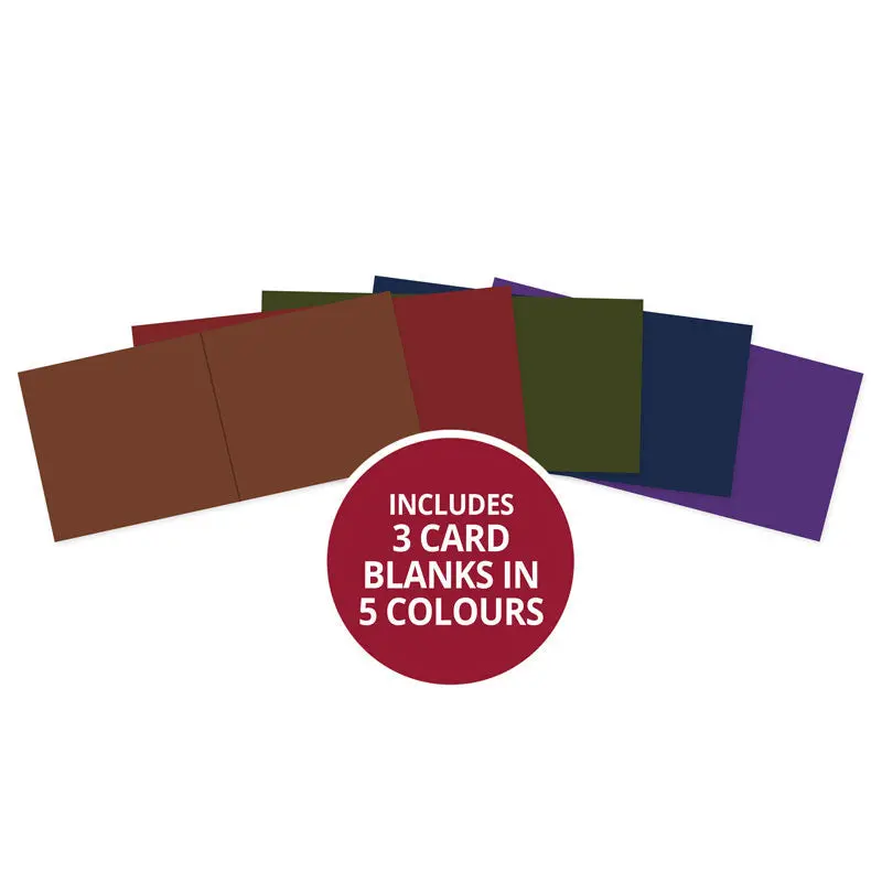 Adorable Scorable Pre-Scored Card Blanks - 6" X 6" Darks Selection 1